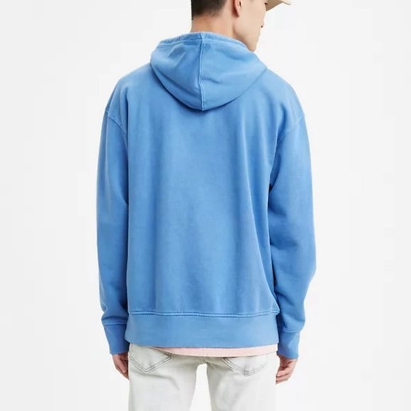 NWOT Levi's Hoodie Sweatshirt, Light Blue - Picture 3 of 7